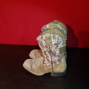 Ariat USA flag toddler boots